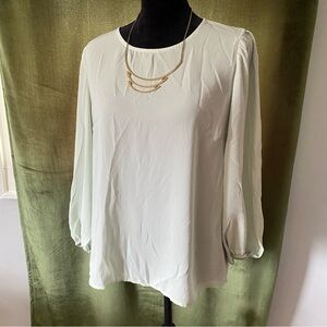 Seafoam blouse
